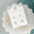 Load image into Gallery viewer, FaithFull Silver & Gold Cross Earring Gift Set
