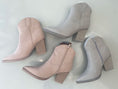 Load image into Gallery viewer, Mia Spring Ankle Boots, Blush and Ash Color
